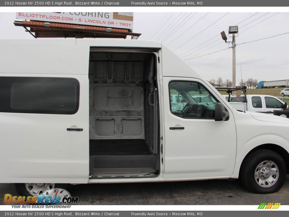 2012 Nissan NV 2500 HD S High Roof Blizzard White / Charcoal Photo #6