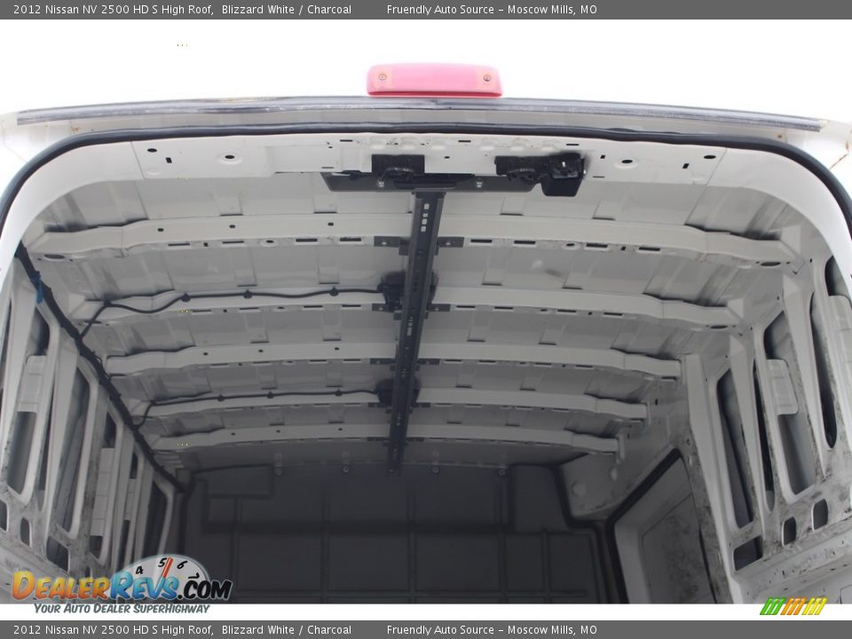 2012 Nissan NV 2500 HD S High Roof Blizzard White / Charcoal Photo #7