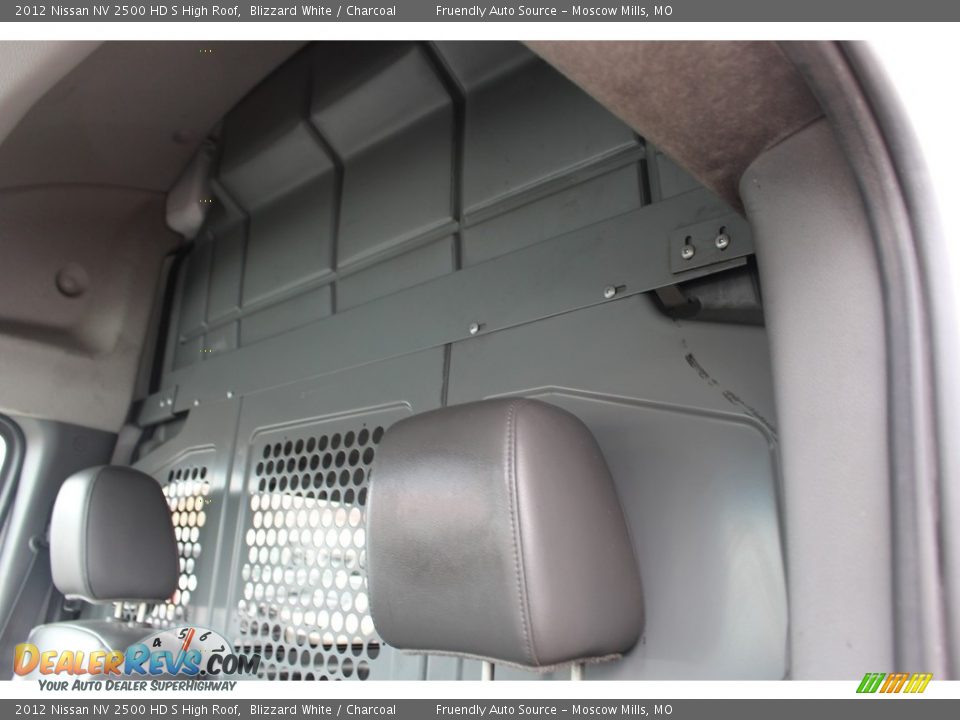 2012 Nissan NV 2500 HD S High Roof Blizzard White / Charcoal Photo #10