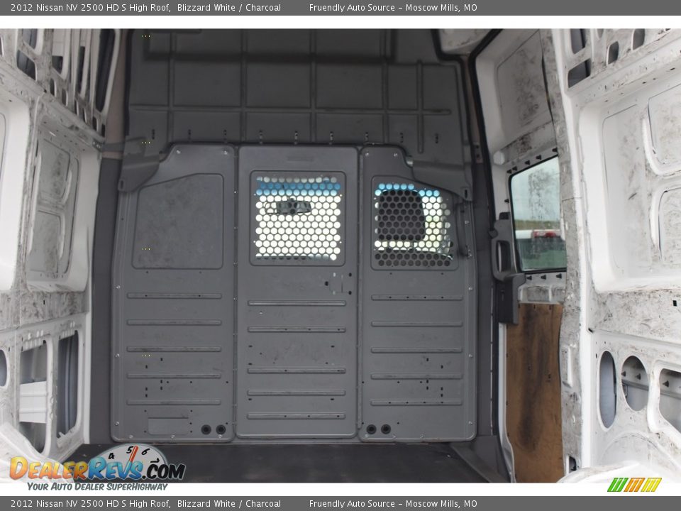 2012 Nissan NV 2500 HD S High Roof Blizzard White / Charcoal Photo #26
