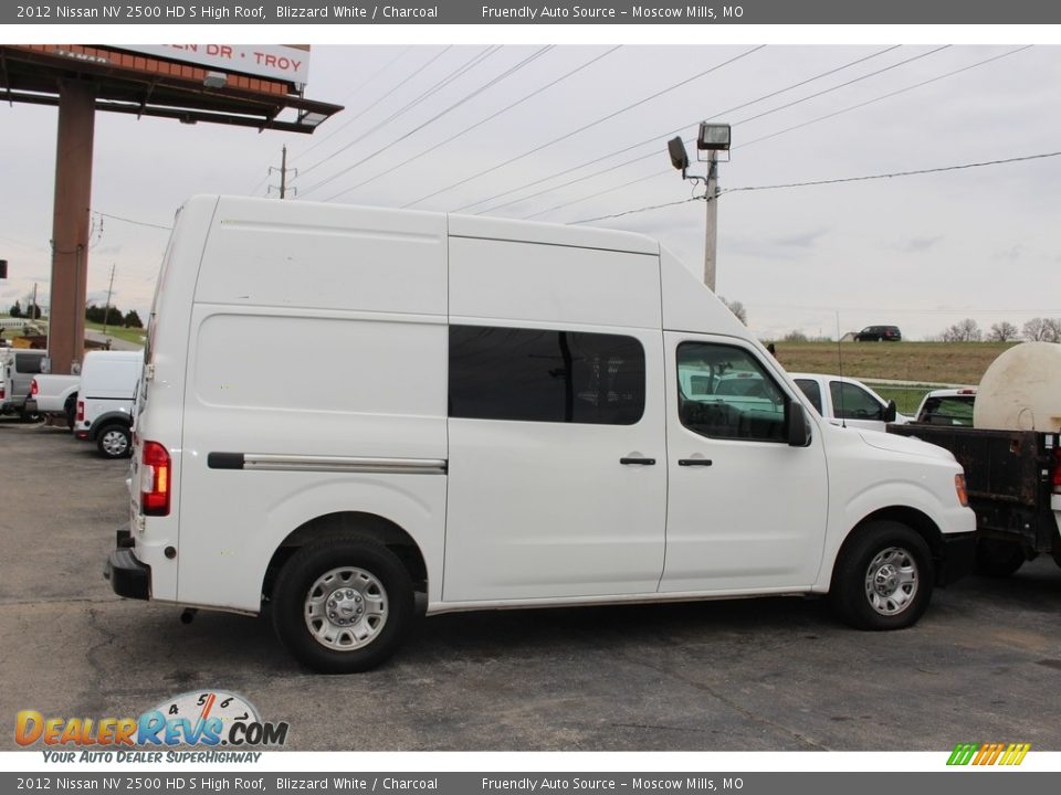 2012 Nissan NV 2500 HD S High Roof Blizzard White / Charcoal Photo #29