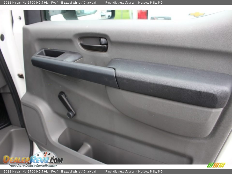 2012 Nissan NV 2500 HD S High Roof Blizzard White / Charcoal Photo #30