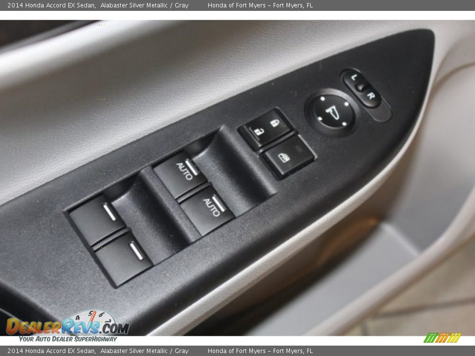 2014 Honda Accord EX Sedan Alabaster Silver Metallic / Gray Photo #9