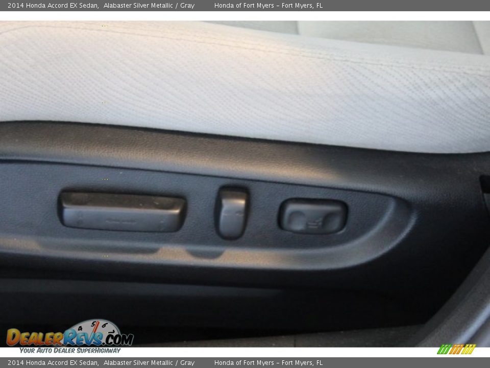 2014 Honda Accord EX Sedan Alabaster Silver Metallic / Gray Photo #11