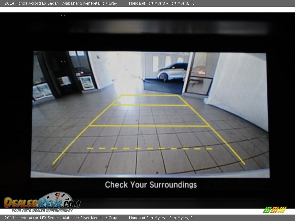 2014 Honda Accord EX Sedan Alabaster Silver Metallic / Gray Photo #19
