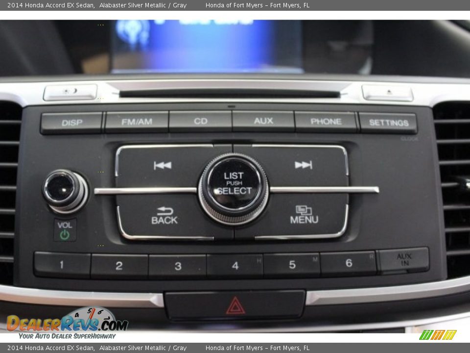 2014 Honda Accord EX Sedan Alabaster Silver Metallic / Gray Photo #20