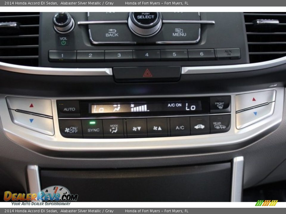 2014 Honda Accord EX Sedan Alabaster Silver Metallic / Gray Photo #21