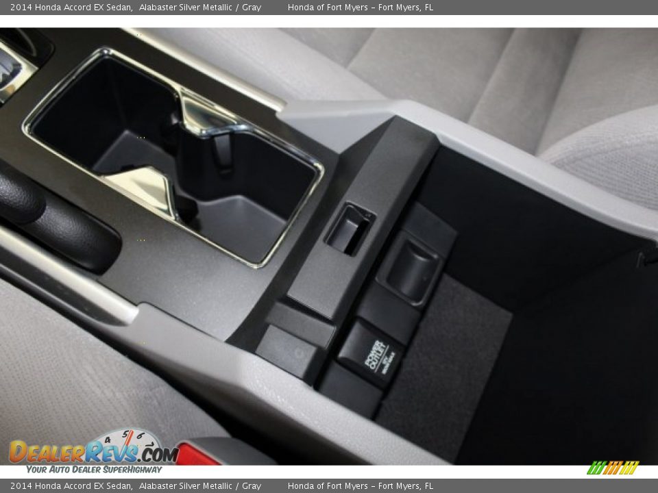 2014 Honda Accord EX Sedan Alabaster Silver Metallic / Gray Photo #24