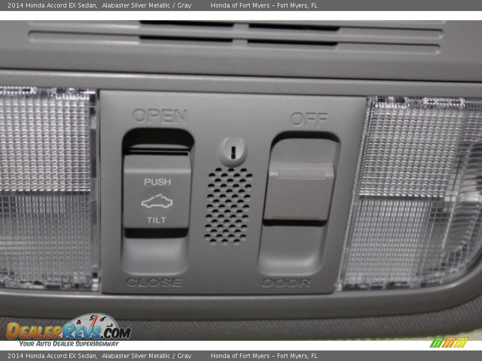 2014 Honda Accord EX Sedan Alabaster Silver Metallic / Gray Photo #25