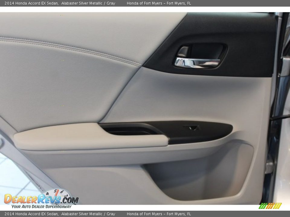 2014 Honda Accord EX Sedan Alabaster Silver Metallic / Gray Photo #27