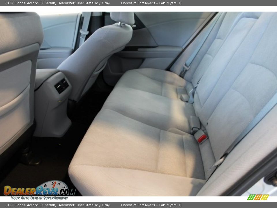 2014 Honda Accord EX Sedan Alabaster Silver Metallic / Gray Photo #28