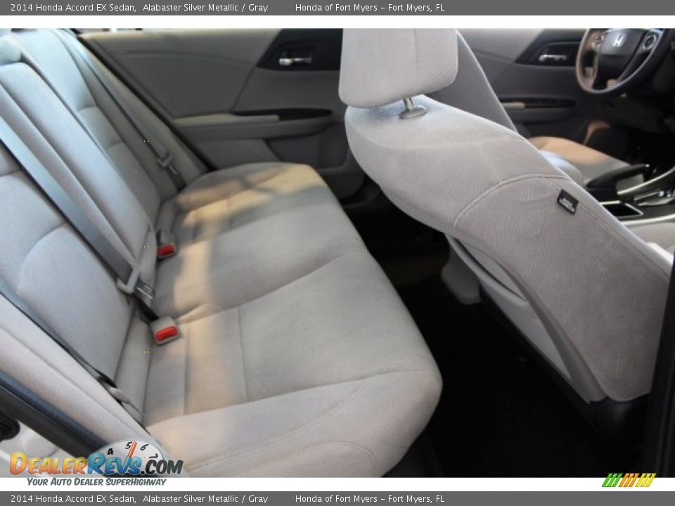 2014 Honda Accord EX Sedan Alabaster Silver Metallic / Gray Photo #31