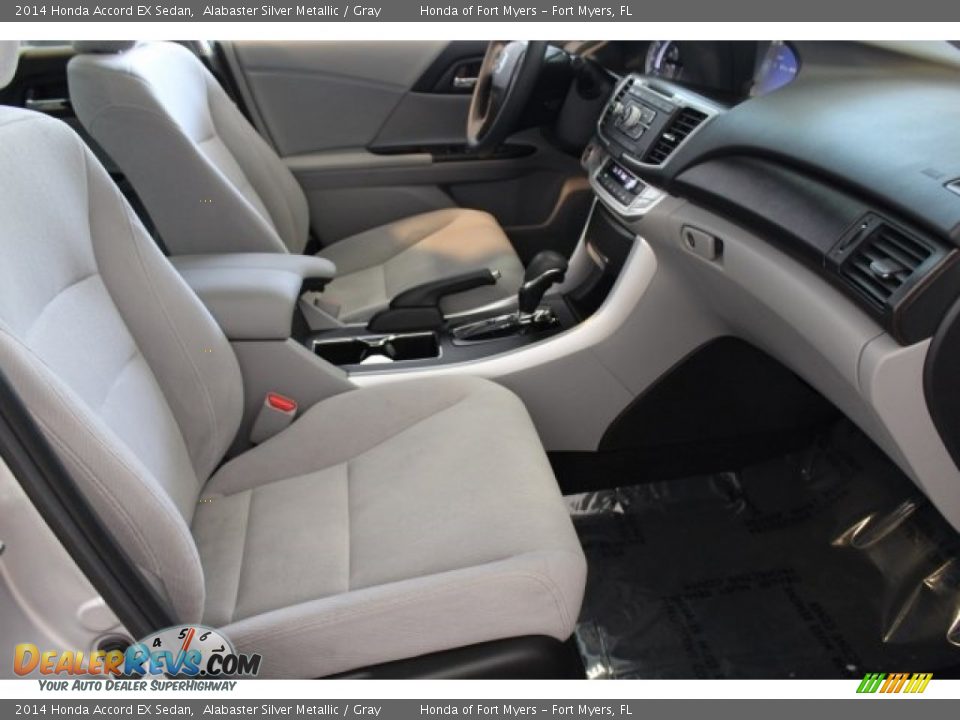 2014 Honda Accord EX Sedan Alabaster Silver Metallic / Gray Photo #33