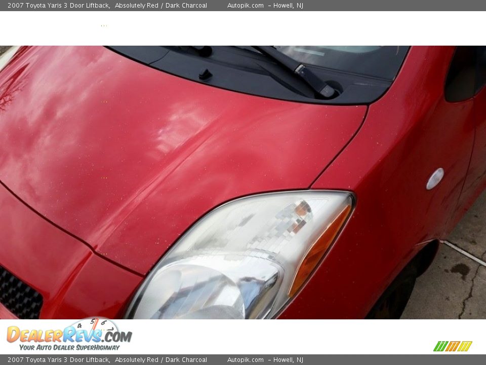2007 Toyota Yaris 3 Door Liftback Absolutely Red / Dark Charcoal Photo #8