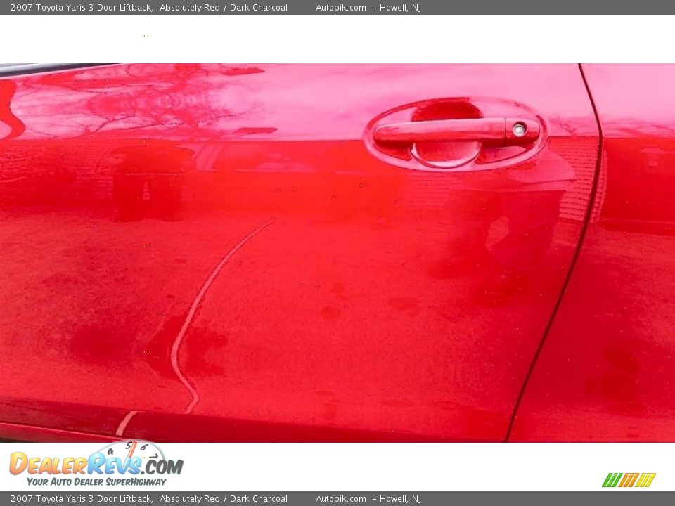 2007 Toyota Yaris 3 Door Liftback Absolutely Red / Dark Charcoal Photo #9