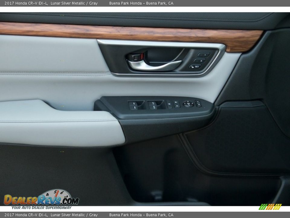 2017 Honda CR-V EX-L Lunar Silver Metallic / Gray Photo #6