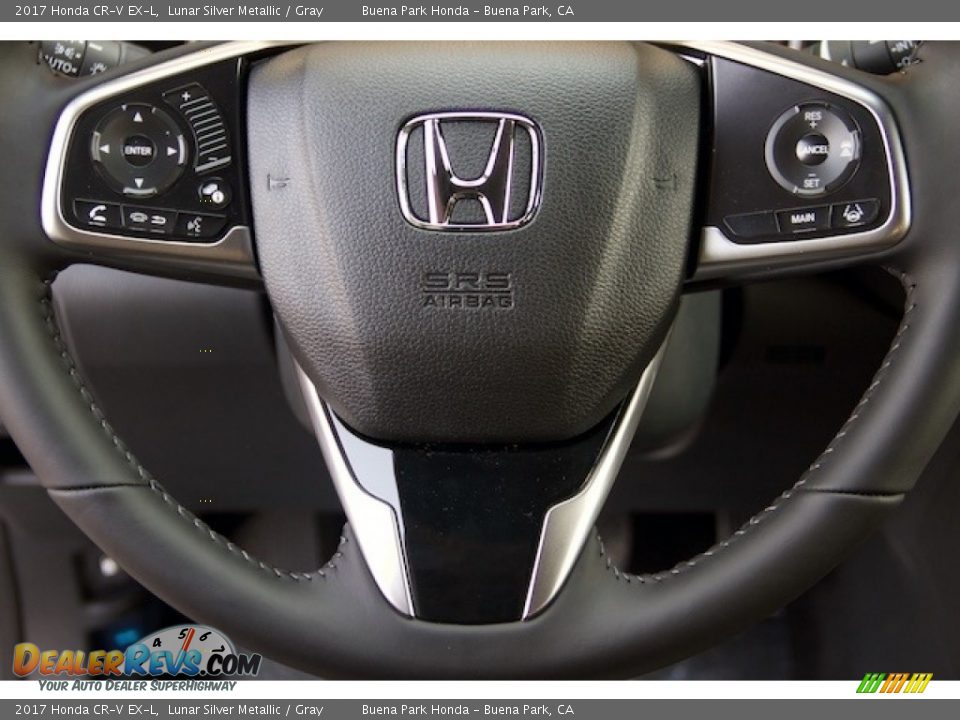 2017 Honda CR-V EX-L Lunar Silver Metallic / Gray Photo #8