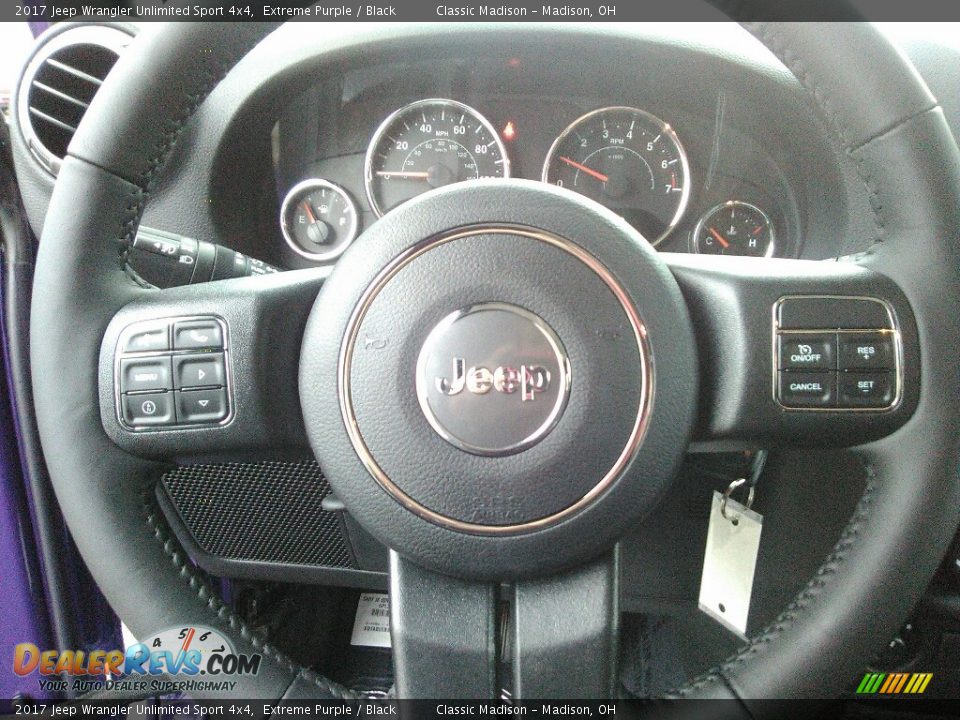 2017 Jeep Wrangler Unlimited Sport 4x4 Extreme Purple / Black Photo #8