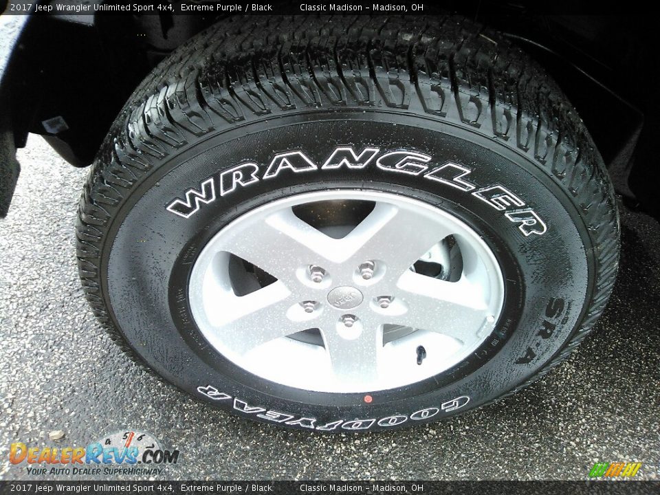 2017 Jeep Wrangler Unlimited Sport 4x4 Extreme Purple / Black Photo #9