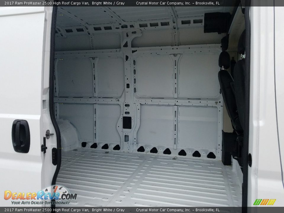 2017 Ram ProMaster 2500 High Roof Cargo Van Bright White / Gray Photo #16