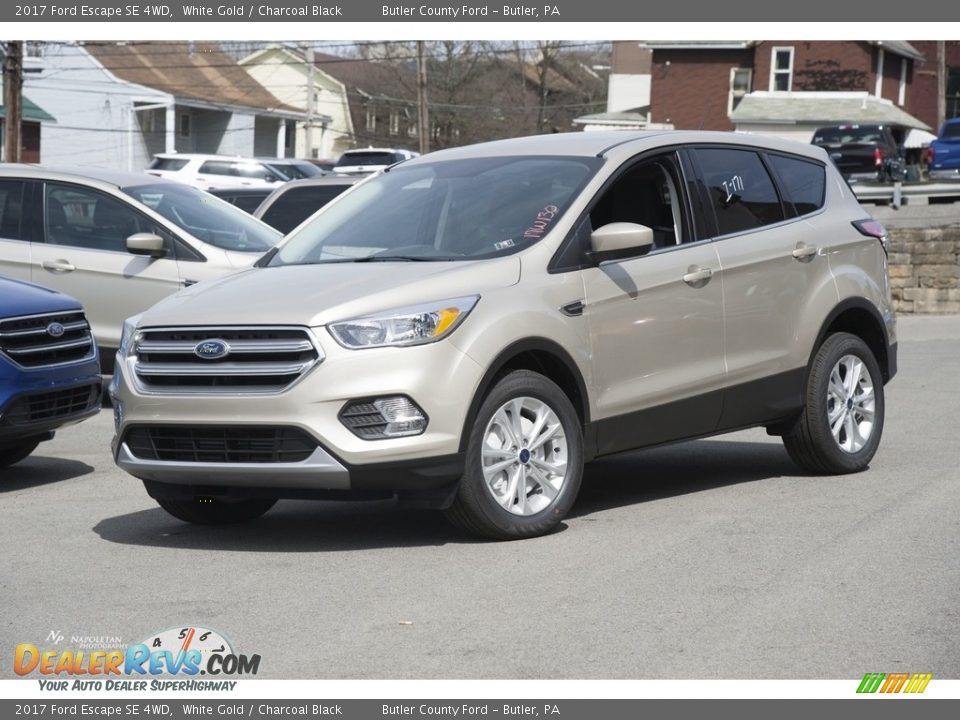 2017 Ford Escape SE 4WD White Gold / Charcoal Black Photo #1