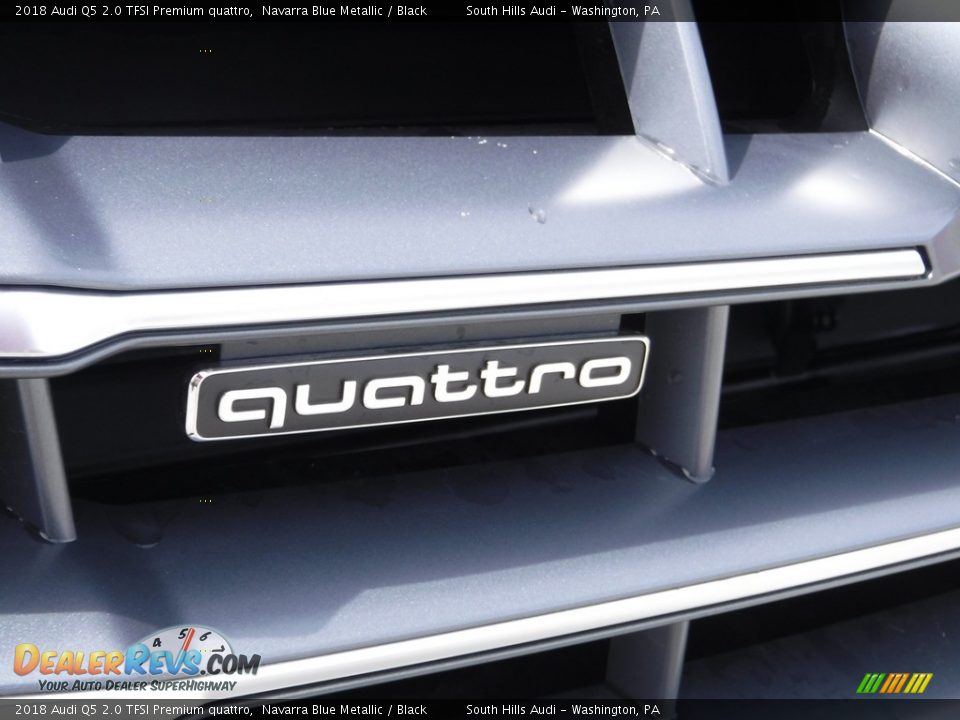 2018 Audi Q5 2.0 TFSI Premium quattro Navarra Blue Metallic / Black Photo #7