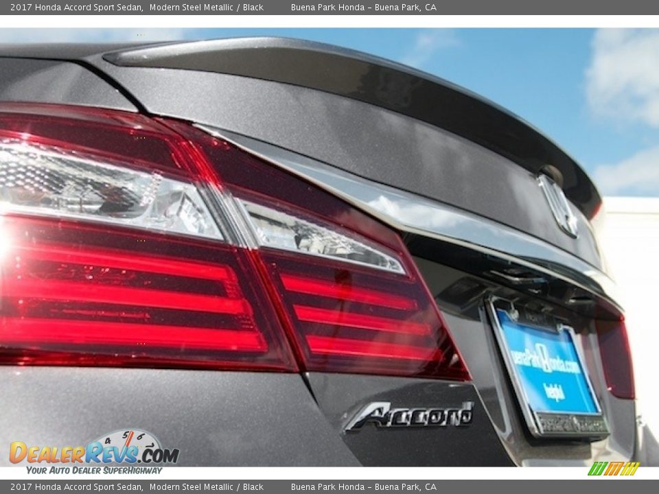 2017 Honda Accord Sport Sedan Modern Steel Metallic / Black Photo #3