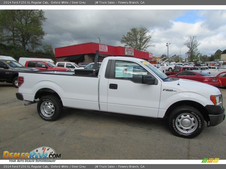 2014 Ford F150 XL Regular Cab Oxford White / Steel Grey Photo #4