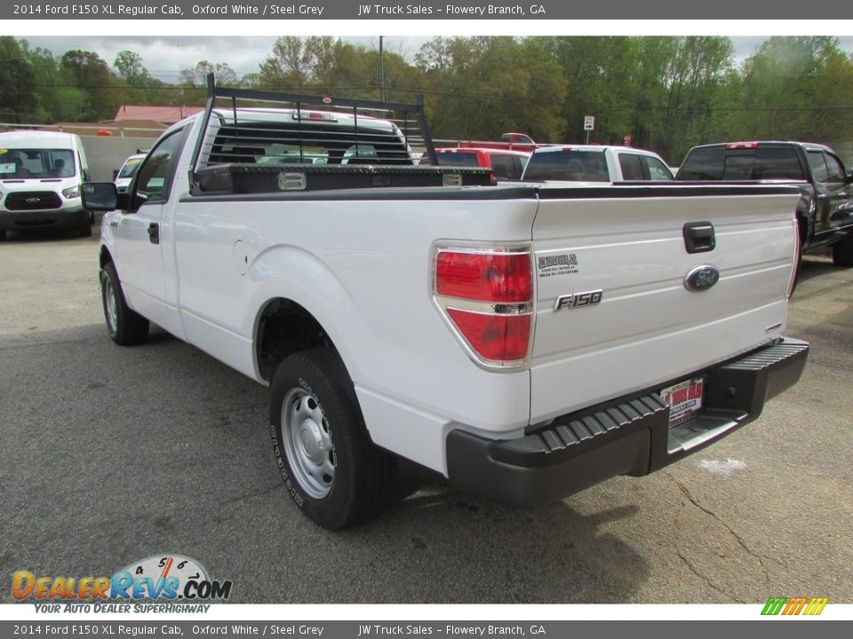 2014 Ford F150 XL Regular Cab Oxford White / Steel Grey Photo #7