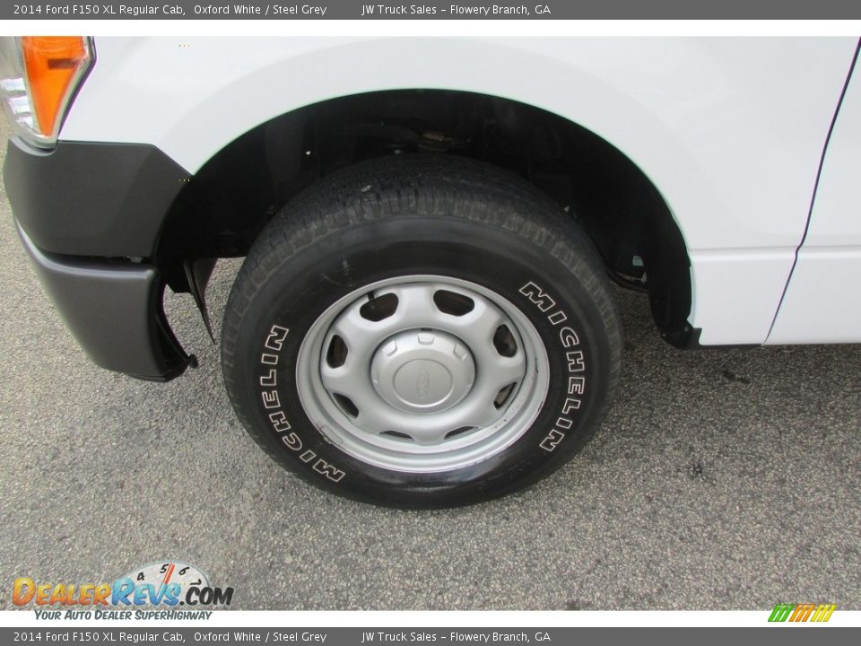 2014 Ford F150 XL Regular Cab Oxford White / Steel Grey Photo #27