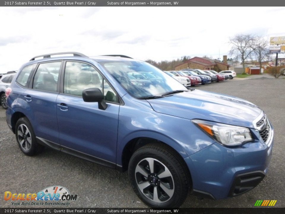 2017 Subaru Forester 2.5i Quartz Blue Pearl / Gray Photo #1