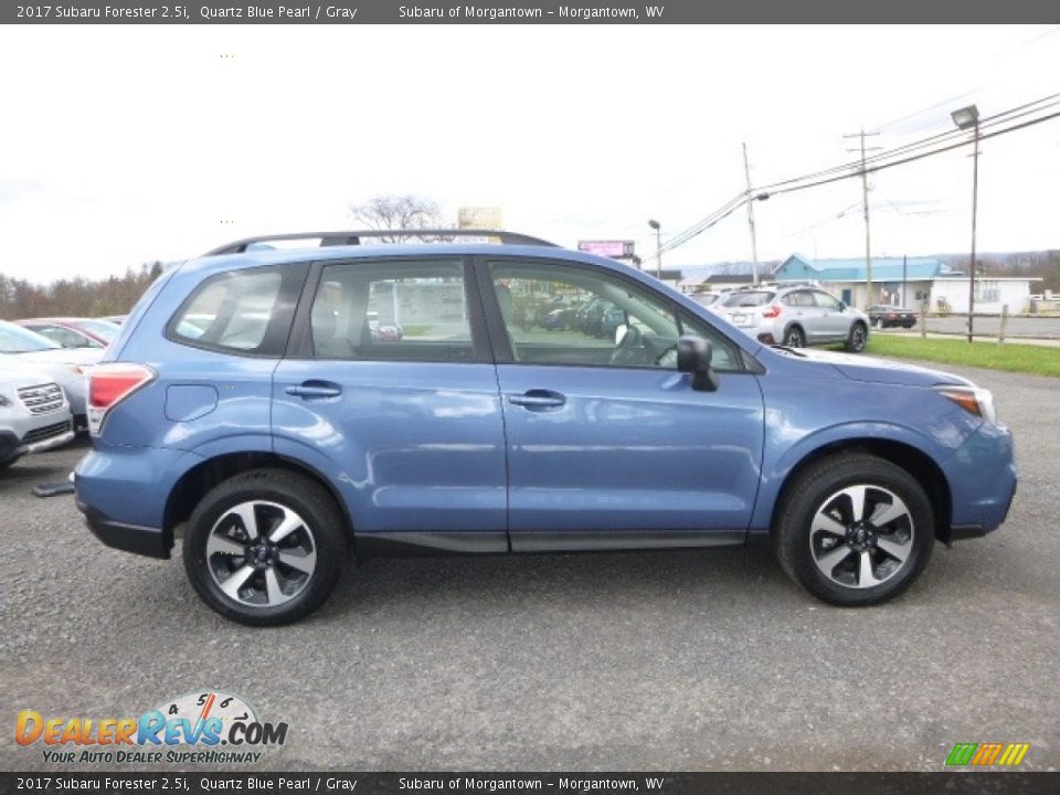 2017 Subaru Forester 2.5i Quartz Blue Pearl / Gray Photo #6