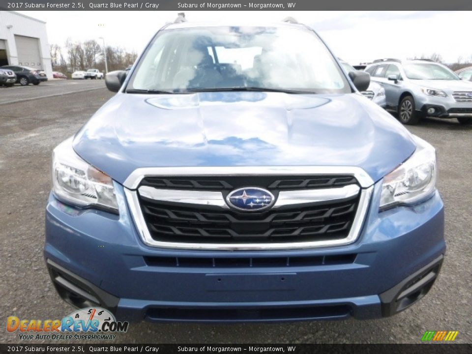 2017 Subaru Forester 2.5i Quartz Blue Pearl / Gray Photo #12