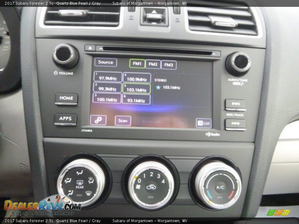 2017 Subaru Forester 2.5i Quartz Blue Pearl / Gray Photo #16