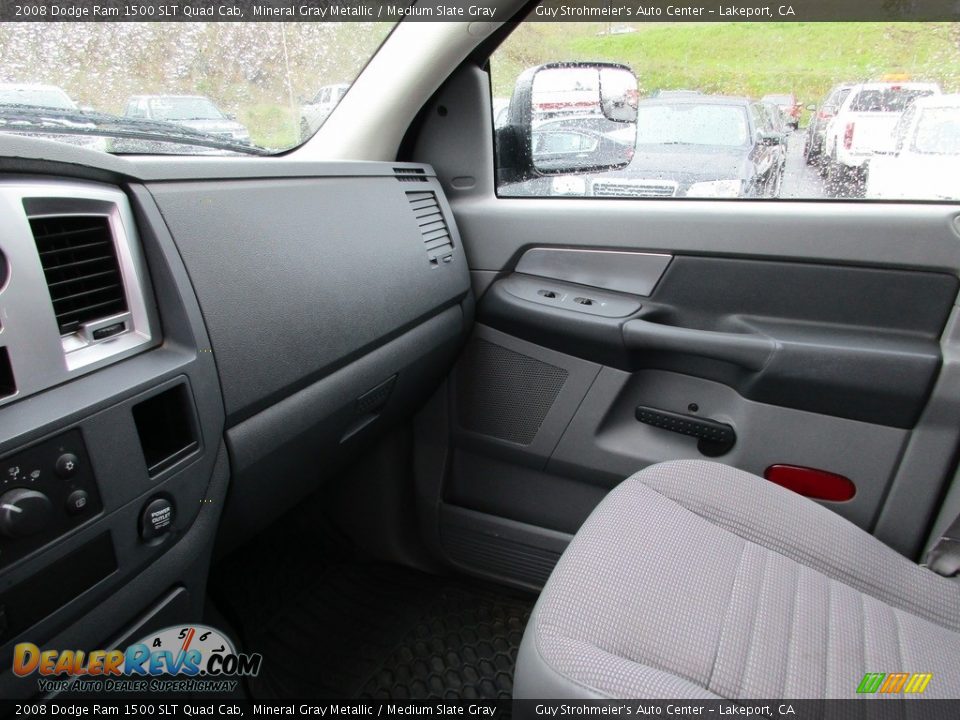 2008 Dodge Ram 1500 SLT Quad Cab Mineral Gray Metallic / Medium Slate Gray Photo #15