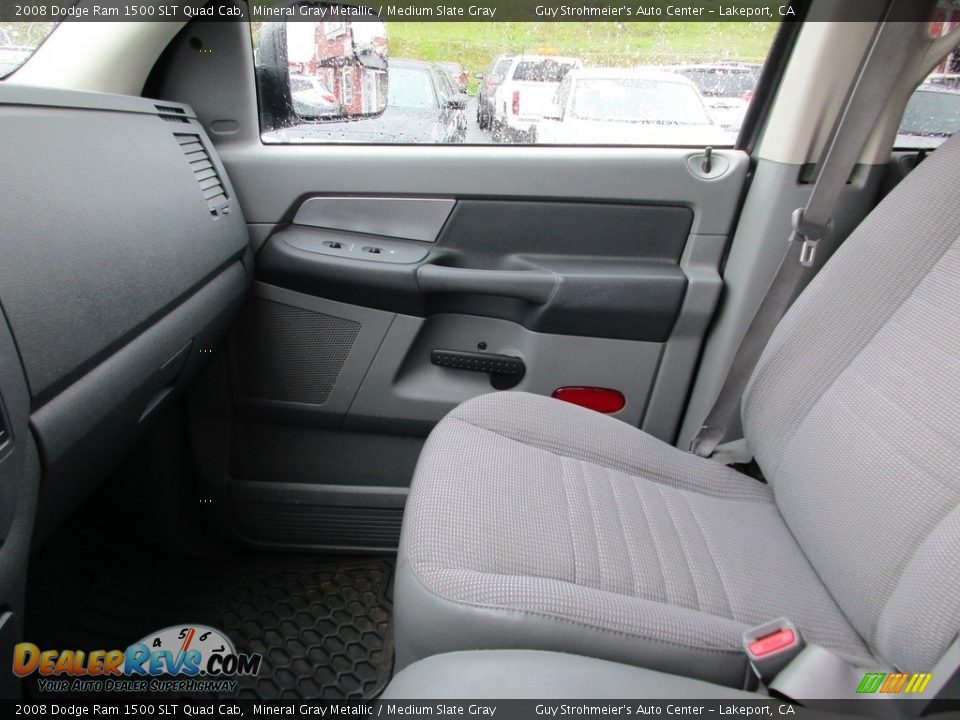 2008 Dodge Ram 1500 SLT Quad Cab Mineral Gray Metallic / Medium Slate Gray Photo #16