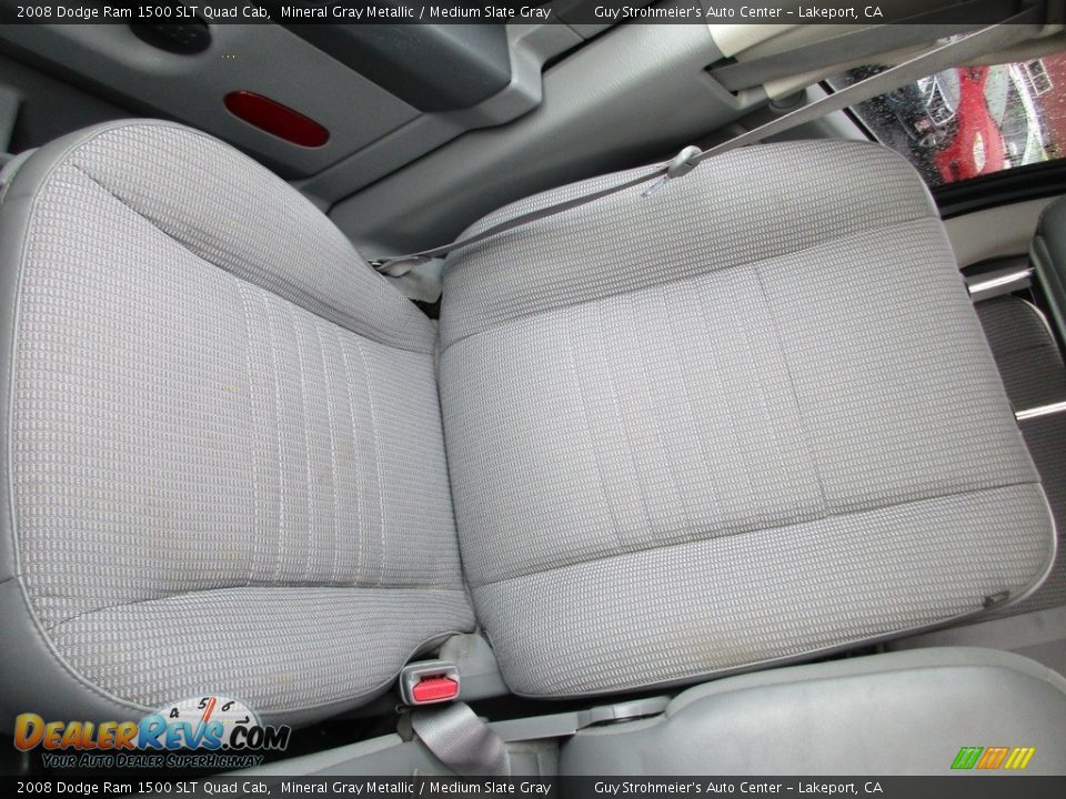 2008 Dodge Ram 1500 SLT Quad Cab Mineral Gray Metallic / Medium Slate Gray Photo #17