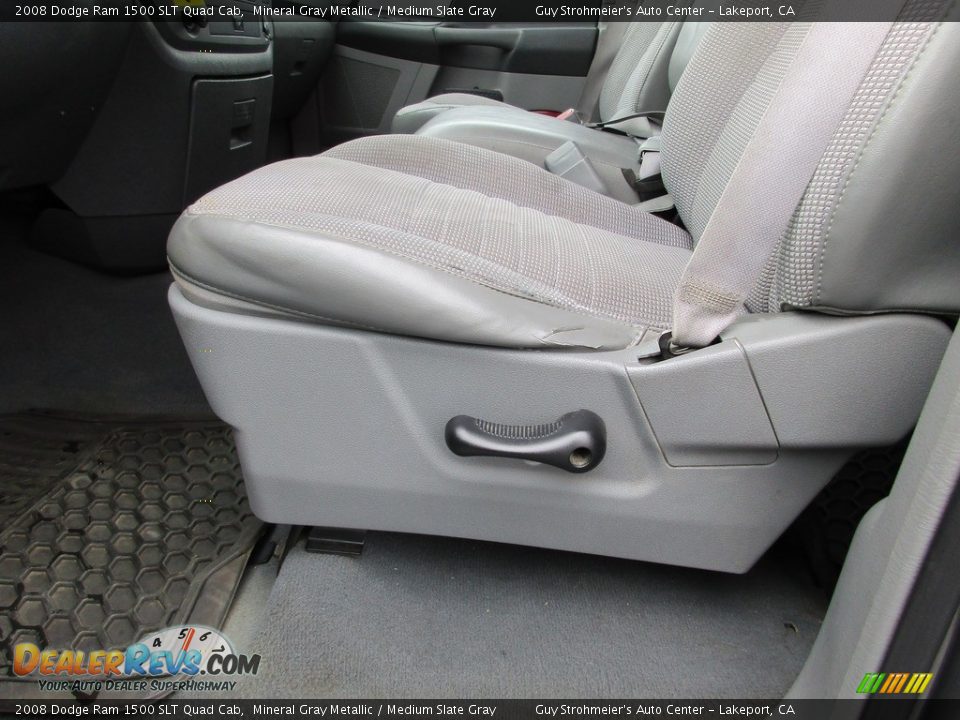 2008 Dodge Ram 1500 SLT Quad Cab Mineral Gray Metallic / Medium Slate Gray Photo #20