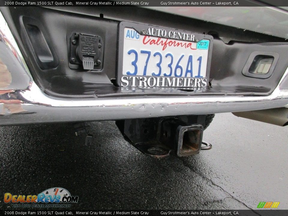 2008 Dodge Ram 1500 SLT Quad Cab Mineral Gray Metallic / Medium Slate Gray Photo #25