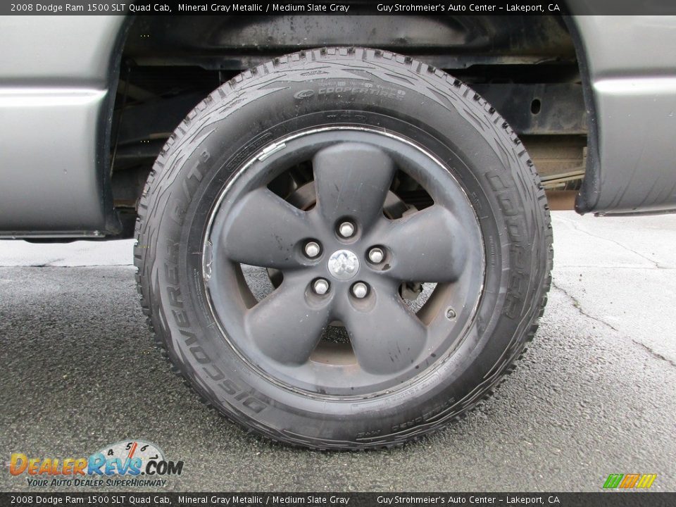 2008 Dodge Ram 1500 SLT Quad Cab Mineral Gray Metallic / Medium Slate Gray Photo #26