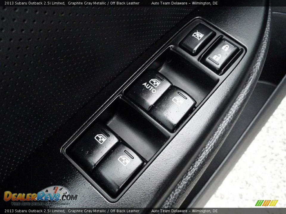 2013 Subaru Outback 2.5i Limited Graphite Gray Metallic / Off Black Leather Photo #15