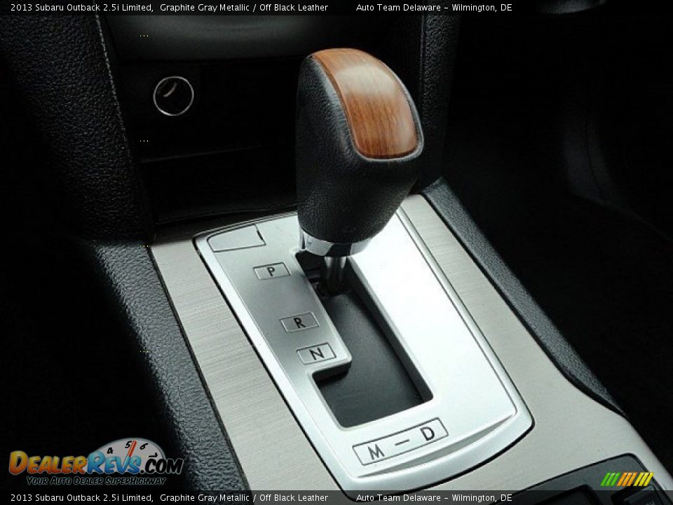2013 Subaru Outback 2.5i Limited Graphite Gray Metallic / Off Black Leather Photo #20