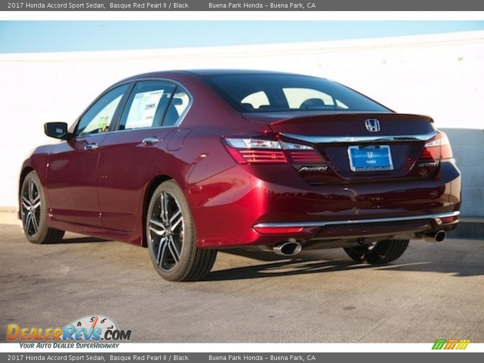 2017 Honda Accord Sport Sedan Basque Red Pearl II / Black Photo #2