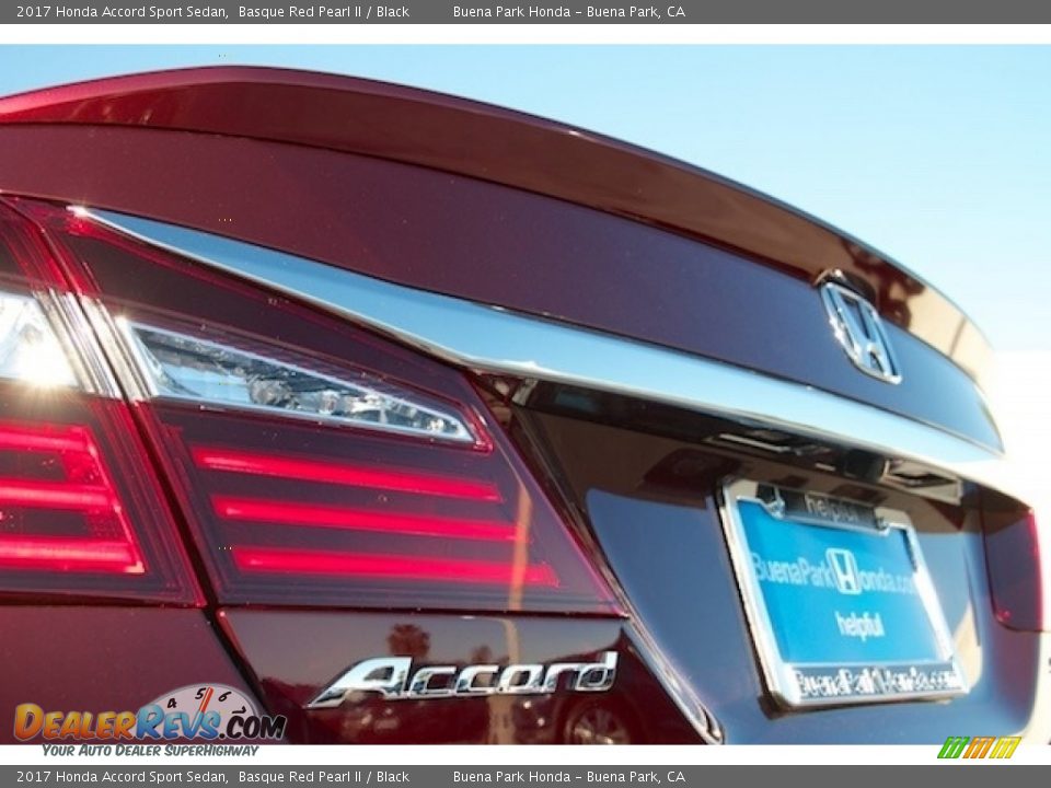 2017 Honda Accord Sport Sedan Basque Red Pearl II / Black Photo #3