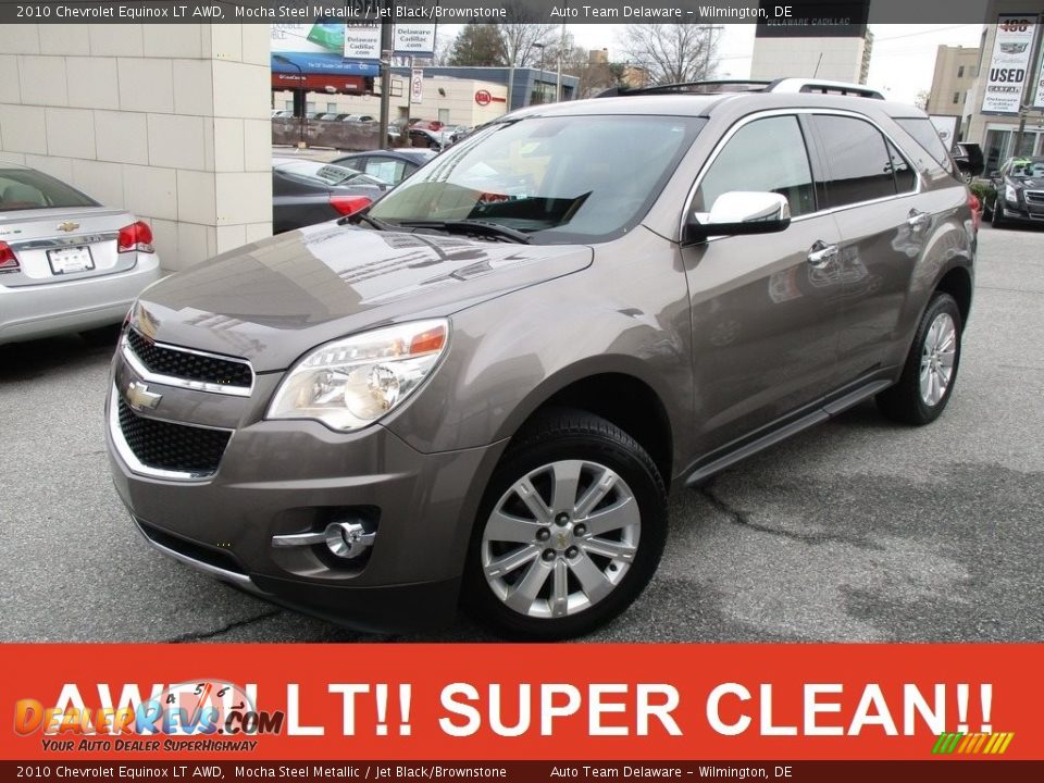 2010 Chevrolet Equinox LT AWD Mocha Steel Metallic / Jet Black/Brownstone Photo #1