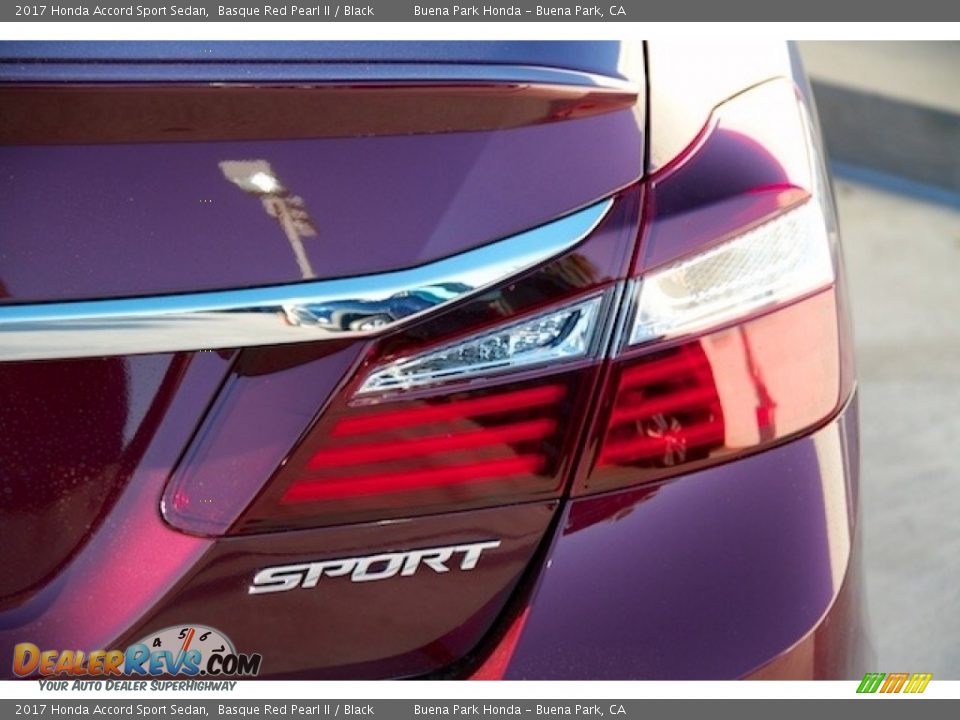 2017 Honda Accord Sport Sedan Basque Red Pearl II / Black Photo #4