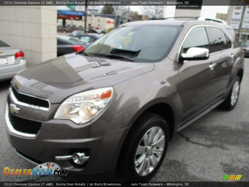 2010 Chevrolet Equinox LT AWD Mocha Steel Metallic / Jet Black/Brownstone Photo #2