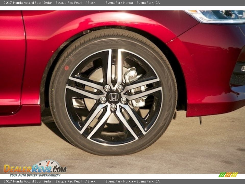 2017 Honda Accord Sport Sedan Basque Red Pearl II / Black Photo #5
