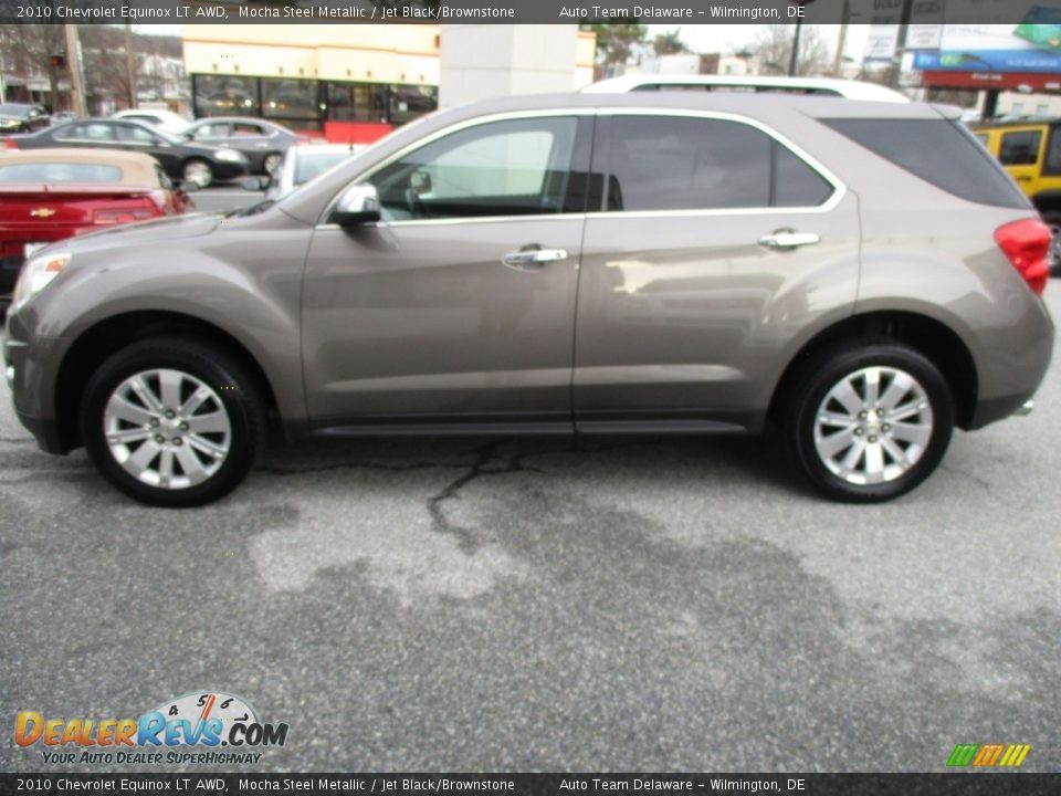 2010 Chevrolet Equinox LT AWD Mocha Steel Metallic / Jet Black/Brownstone Photo #3