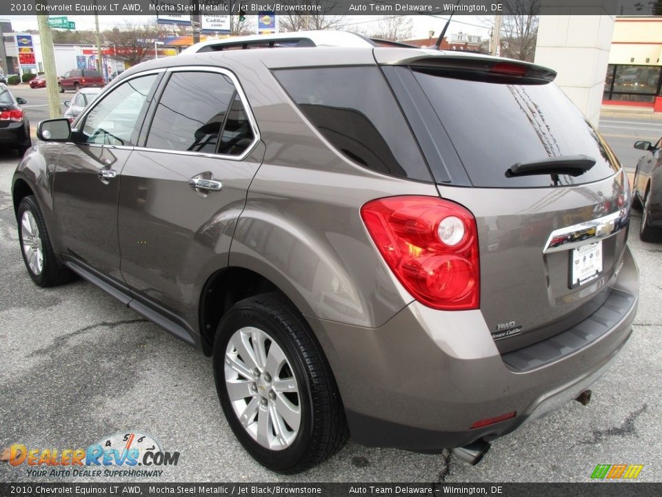 2010 Chevrolet Equinox LT AWD Mocha Steel Metallic / Jet Black/Brownstone Photo #4